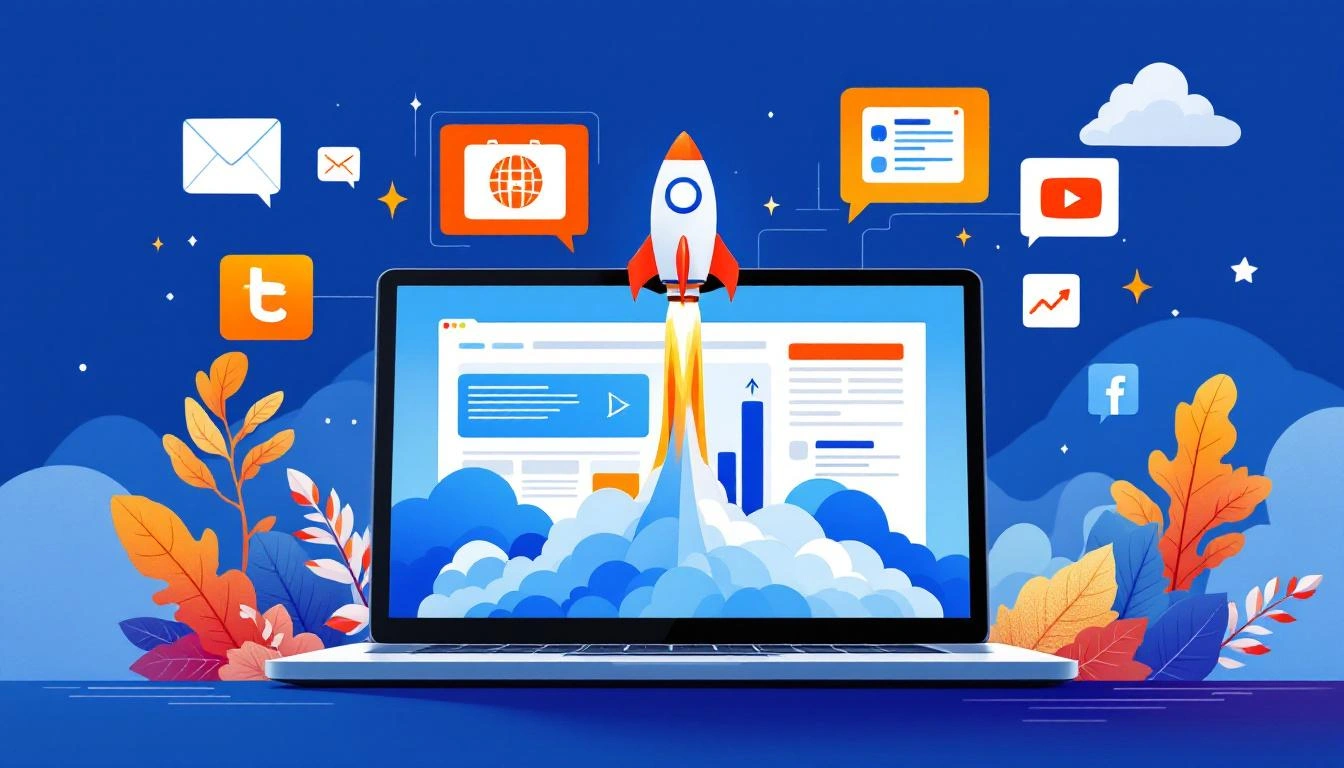 Marketing digital pour entrepreneur — site web, SEO, Google Ads et réseaux sociaux